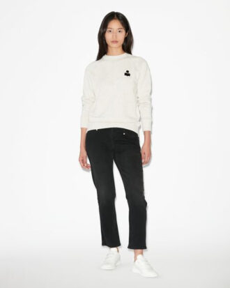 Felpa in cotone con logo Milla
