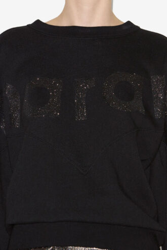Felpa in cotone Houston con logo