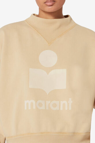 Felpa in cotone Moby con logo