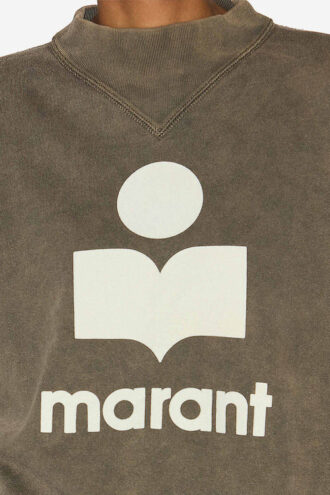 Felpa in cotone Moby con logo