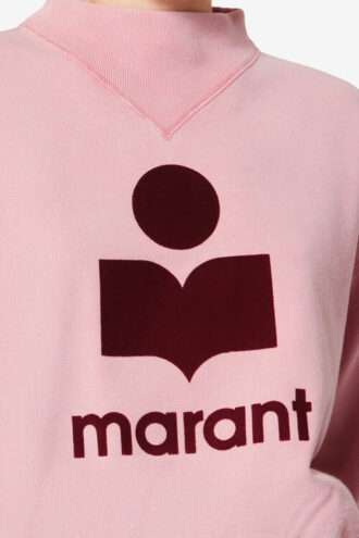 Felpa in cotone Moby con logo
