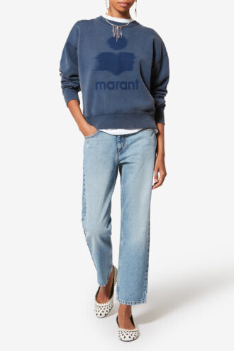 Felpa in cotone Mobyli con logo