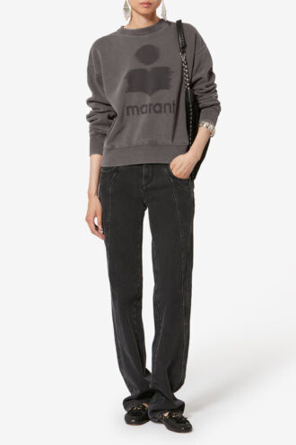 Felpa in cotone Mobyli con logo
