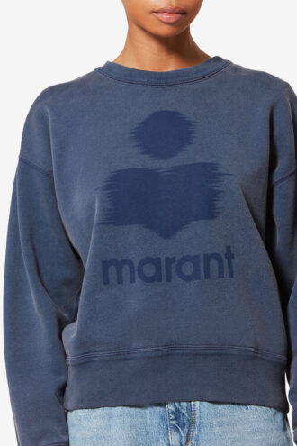 Felpa in cotone Mobyli con logo