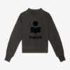 Felpa in cotone Mody con logo Felpa in cotone Mody con logo