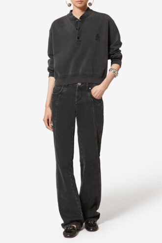 Felpa in cotone Simony con logo