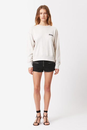Felpa leggera in cotone Shad con logo