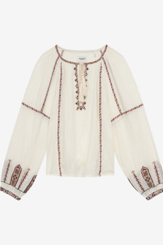 Fernanda Top in garza ricamato