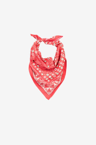 Foulard in cotone con stampa bandana Altena