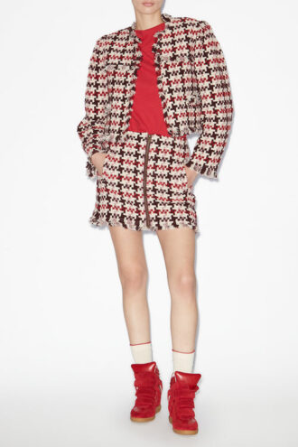 Giacca corta in tweed Amelio