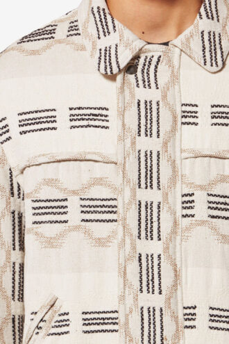 Giacca Deyis in jacquard ondulato