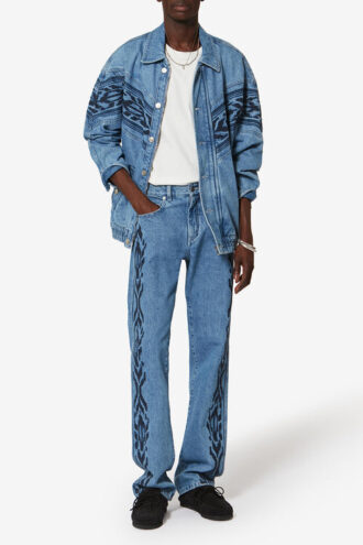 Giacca in denim ricamata Julian