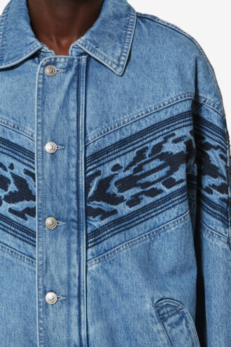 Giacca in denim ricamata Julian