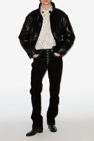 Giacca in pelle vintage Yosri