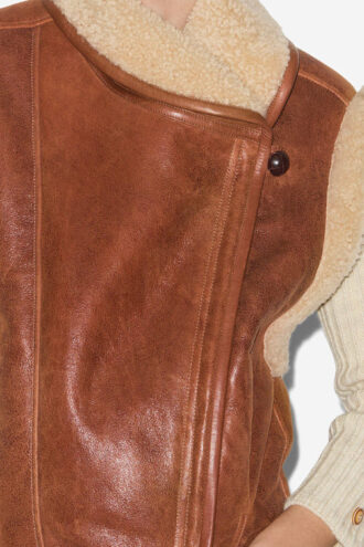 Gilet in shearling Alime