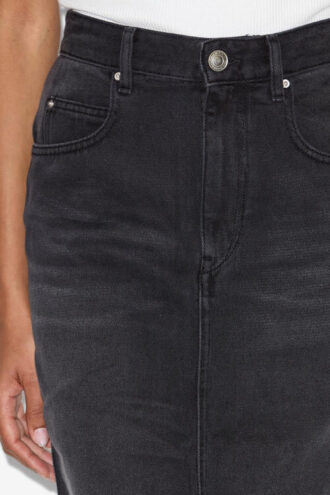 Gonna midi in denim pregiato Tilauria