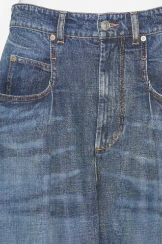 Janael Jeans a vita alta e vestibilità ampia