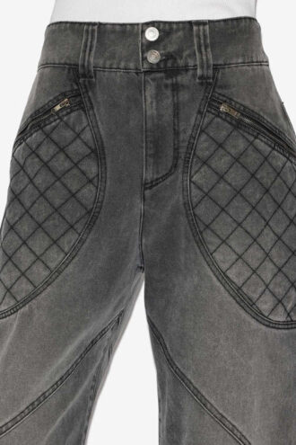 Jeans Catarina in denim con dettagli trapuntati