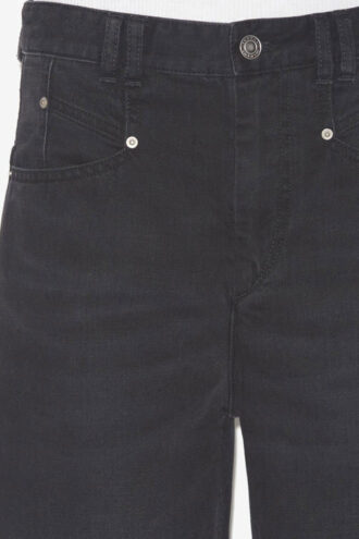 Jeans in denim a vita alta e vestibilità ampia Lemony