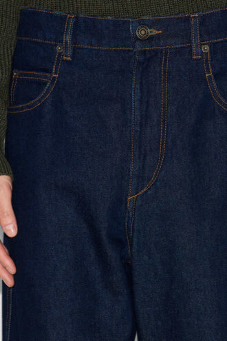 Jeans Jameson a gamba larga in denim grezzo
