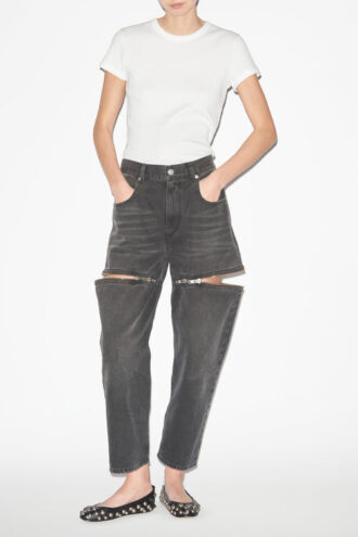 Jeans Salia dalla vestibilità ampia con cerniere