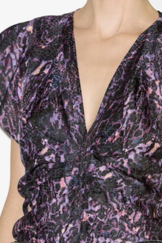 Lonea Top fluido stampato