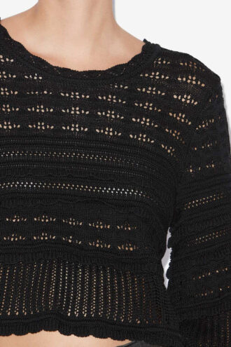 Maglione ampio in maglia traforata Azelia