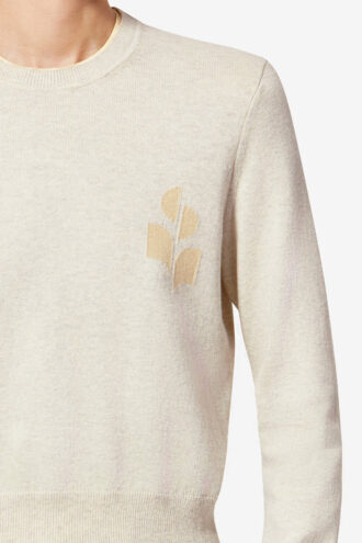 Maglione bicolore in cotone e lana Lanta