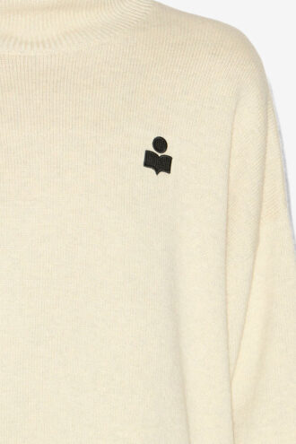 Maglione con collo alto in lana e cotone Nasha
