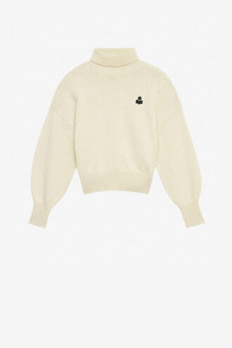 Maglione con collo alto in lana e cotone Nasha