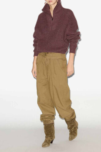 Maglione con collo zip Danita
