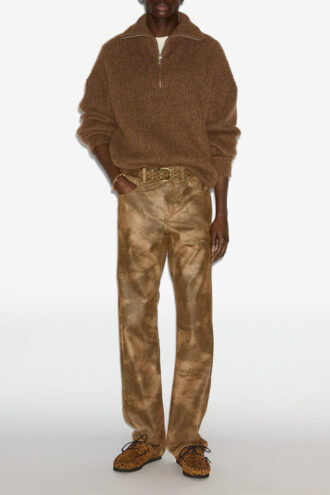 Maglione con collo zip Dinan