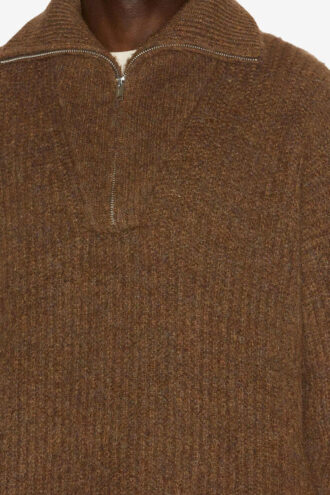 Maglione con collo zip Dinan