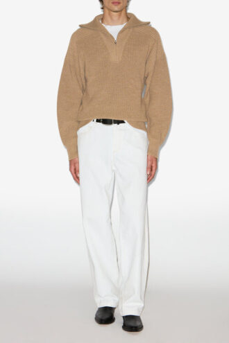 Maglione con collo zip in lana Benny