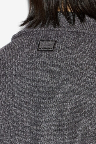 Maglione con collo zip in lana Benny