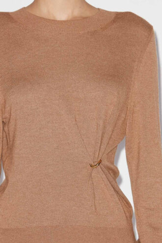 Maglione drappeggiato Cosima