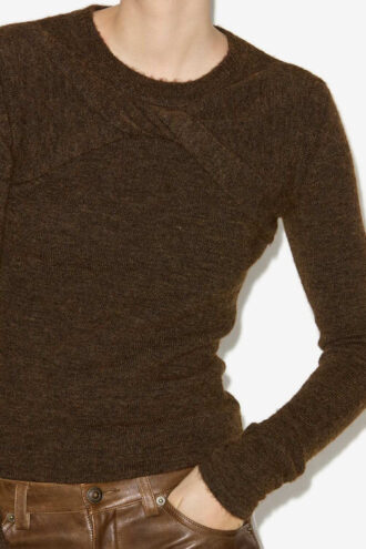 Maglione drappeggiato Kern