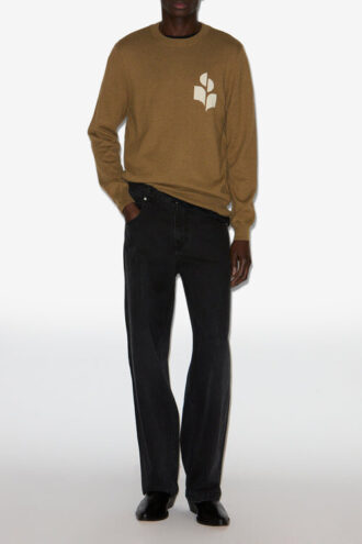 Maglione Evans in cotone e lana con logo