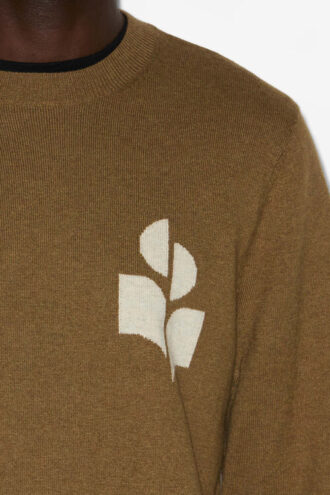 Maglione Evans in cotone e lana con logo
