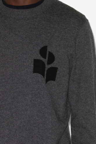 Maglione Evans in cotone e lana con logo