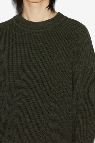 Maglione in lana a coste Barry
