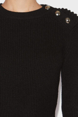 Maglione in lana merino a coste Nust