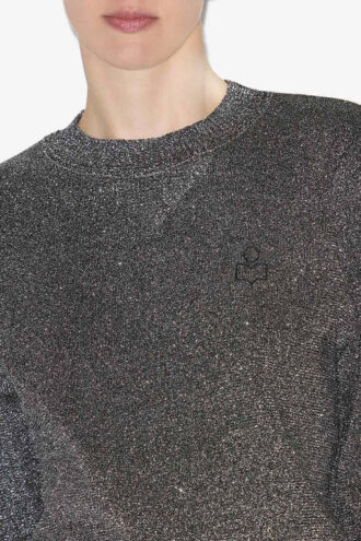 Maglione in maglia lurex Kelaya con logo