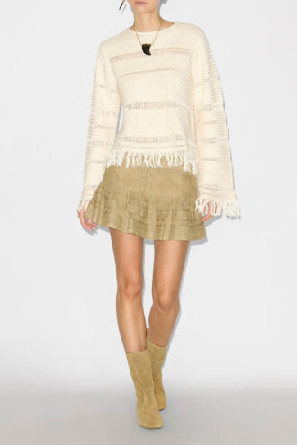 Maglione in maglia macramè Azilis