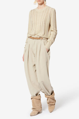 Maglione Kalyn in misto cotone traforato