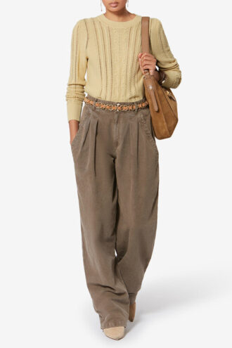 Maglione Kalyn in misto cotone traforato