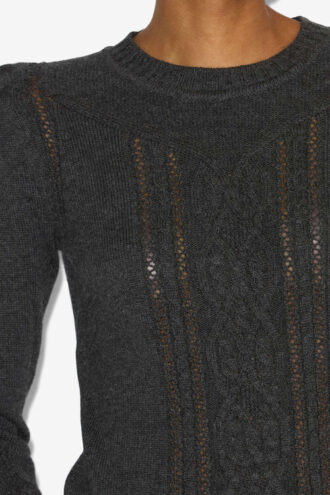 Maglione Kelia lavorato a trecce