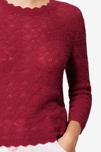 Maglione Leonette in alpaca lavorato a maglia