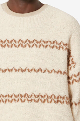 Maglione Romain in lana screziata