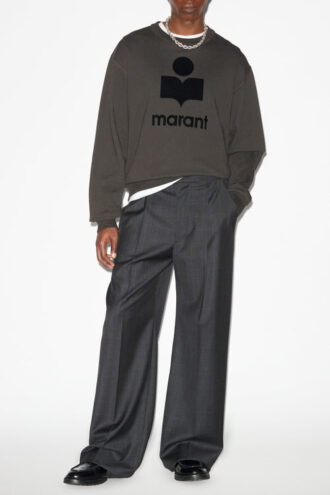 Mikoy Felpa in felpa con logo oversize